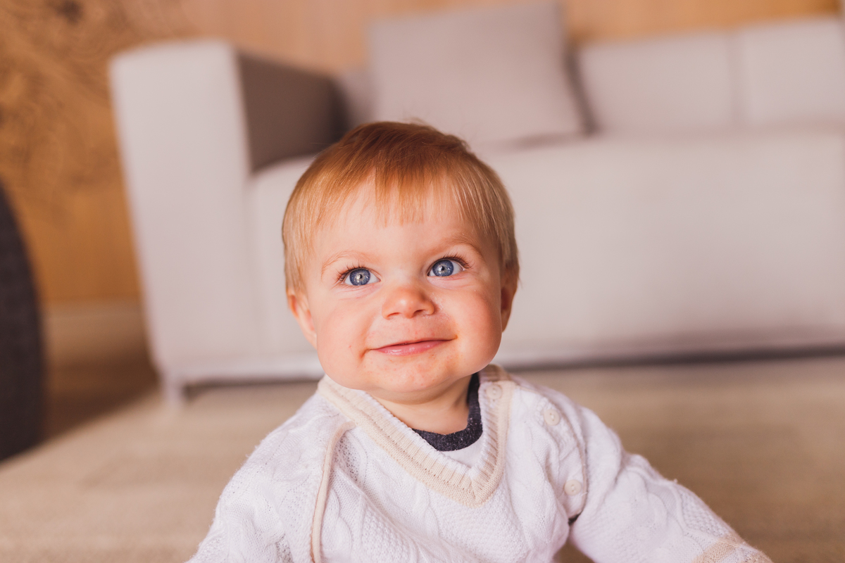 Fotografa familia Curitiba - aniversario bebe menino salao ursinho 