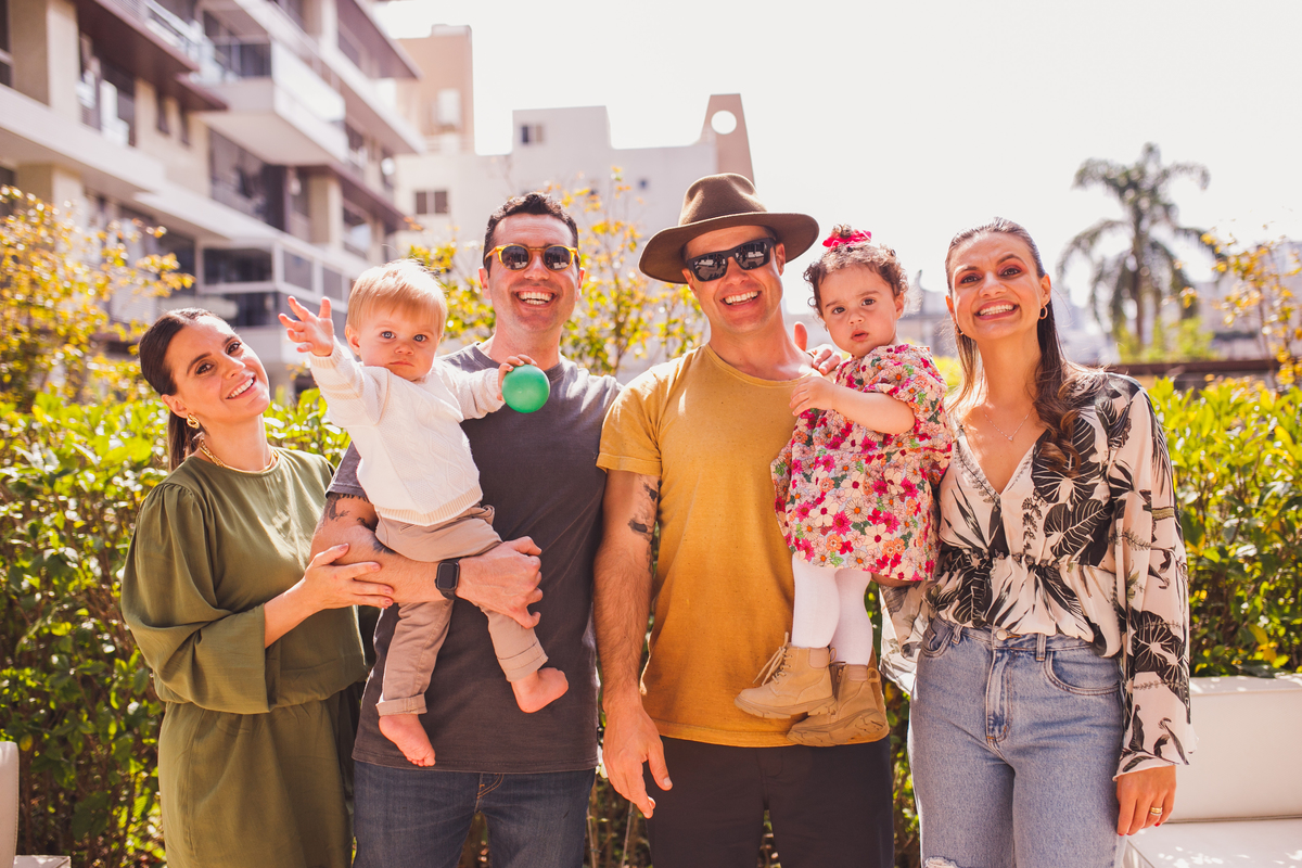 Fotografa familia Curitiba - aniversario bebe menino salao ursinho 