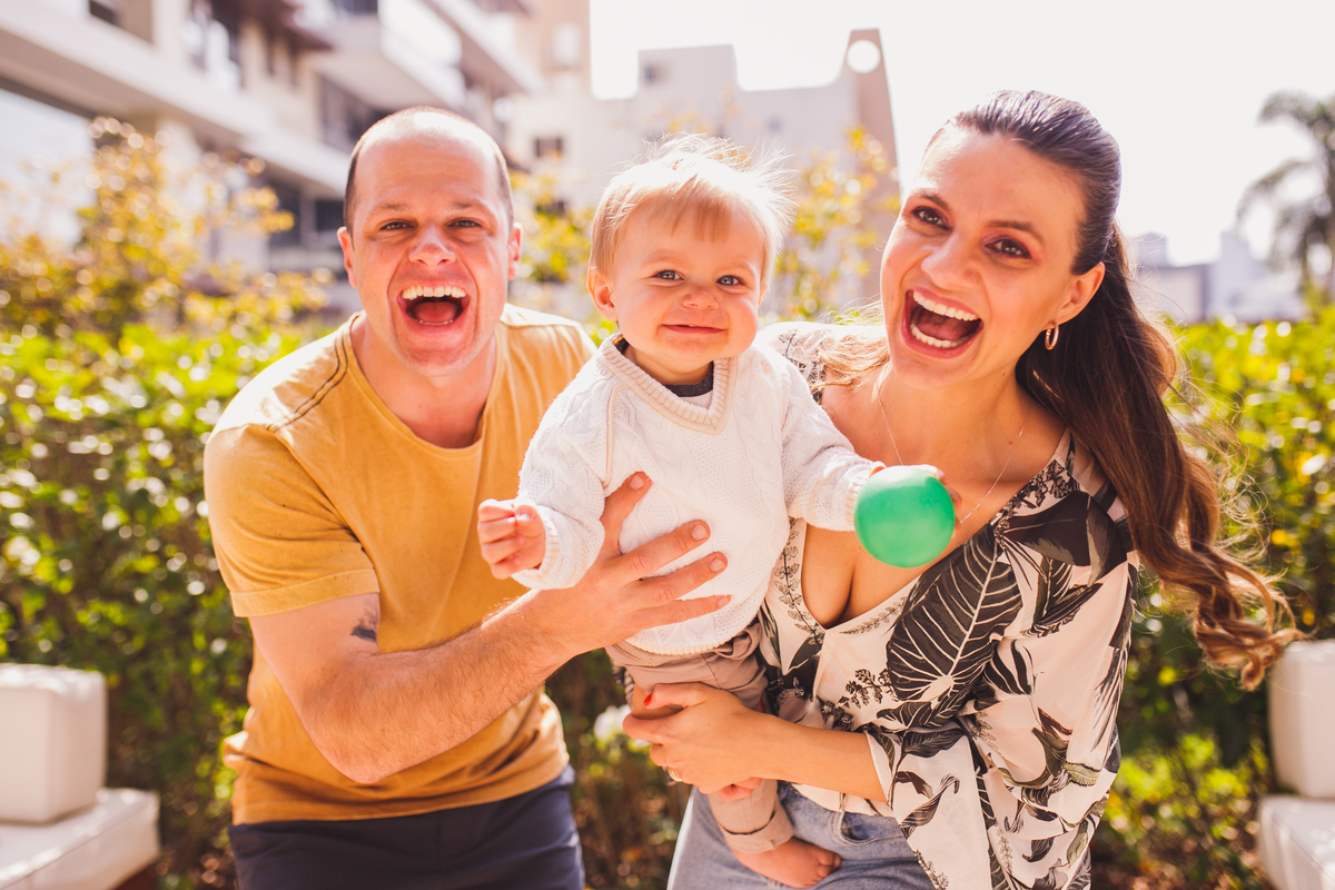 Fotografa familia Curitiba - aniversario bebe menino salao ursinho 