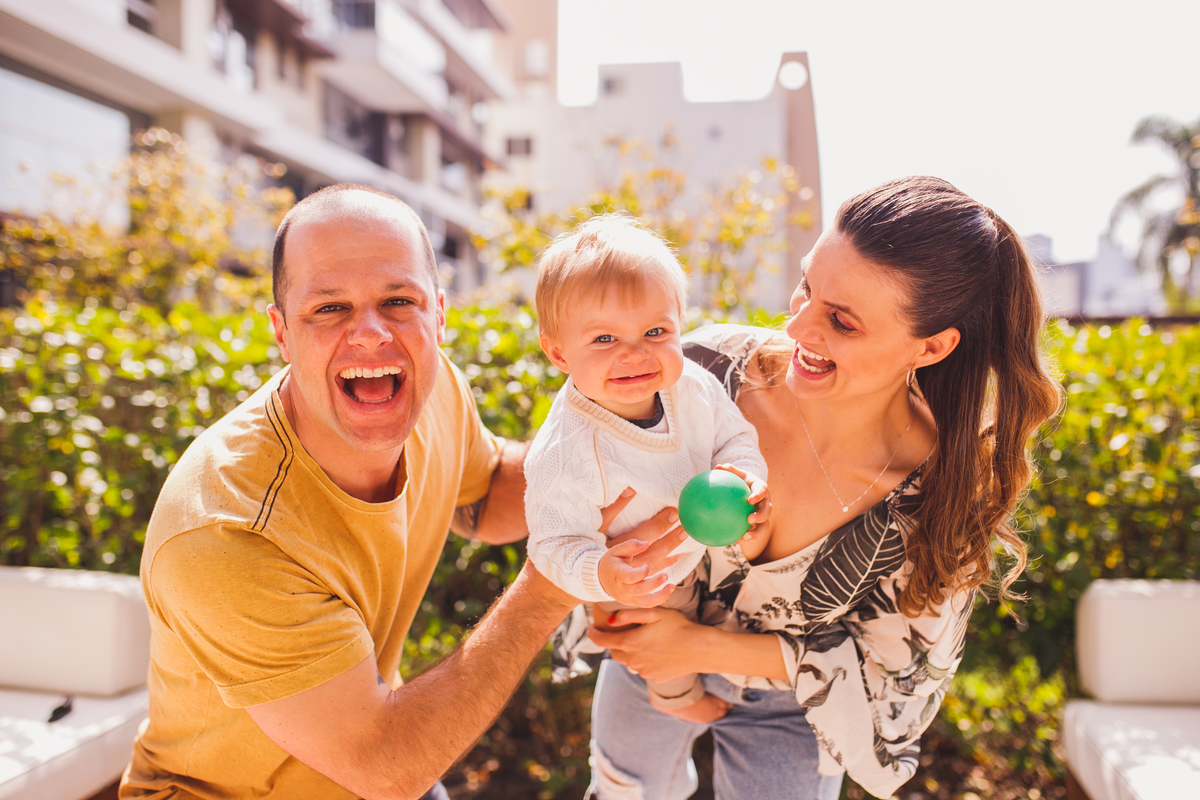 Fotografa familia Curitiba - aniversario bebe menino salao ursinho 