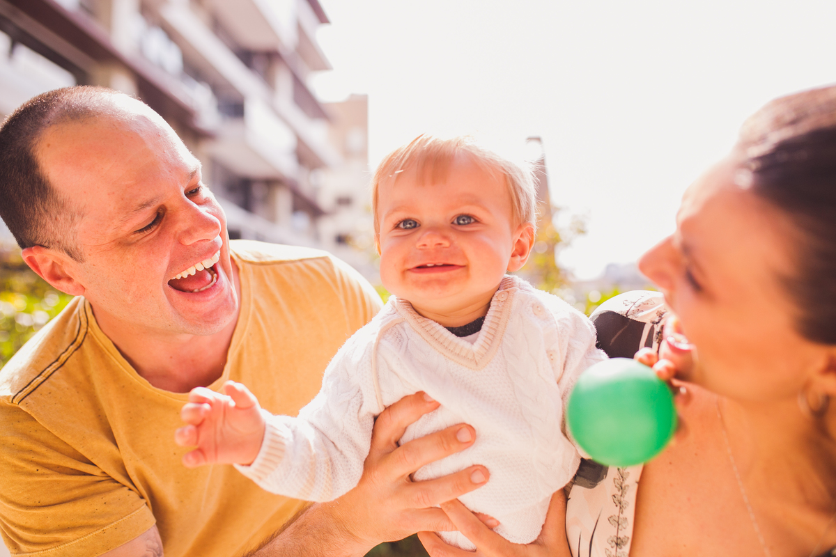 Fotografa familia Curitiba - aniversario bebe menino salao ursinho 