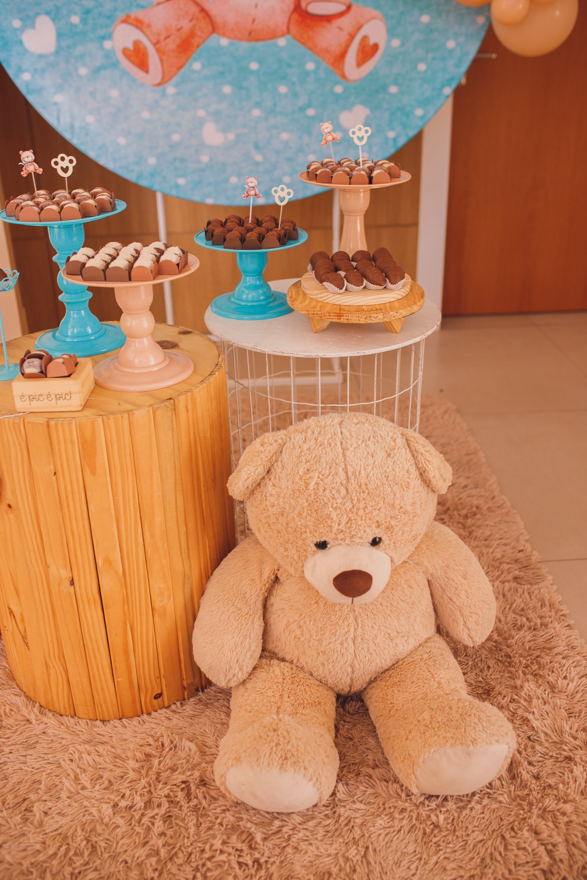 Fotografa familia Curitiba - aniversario bebe menino salao ursinho 