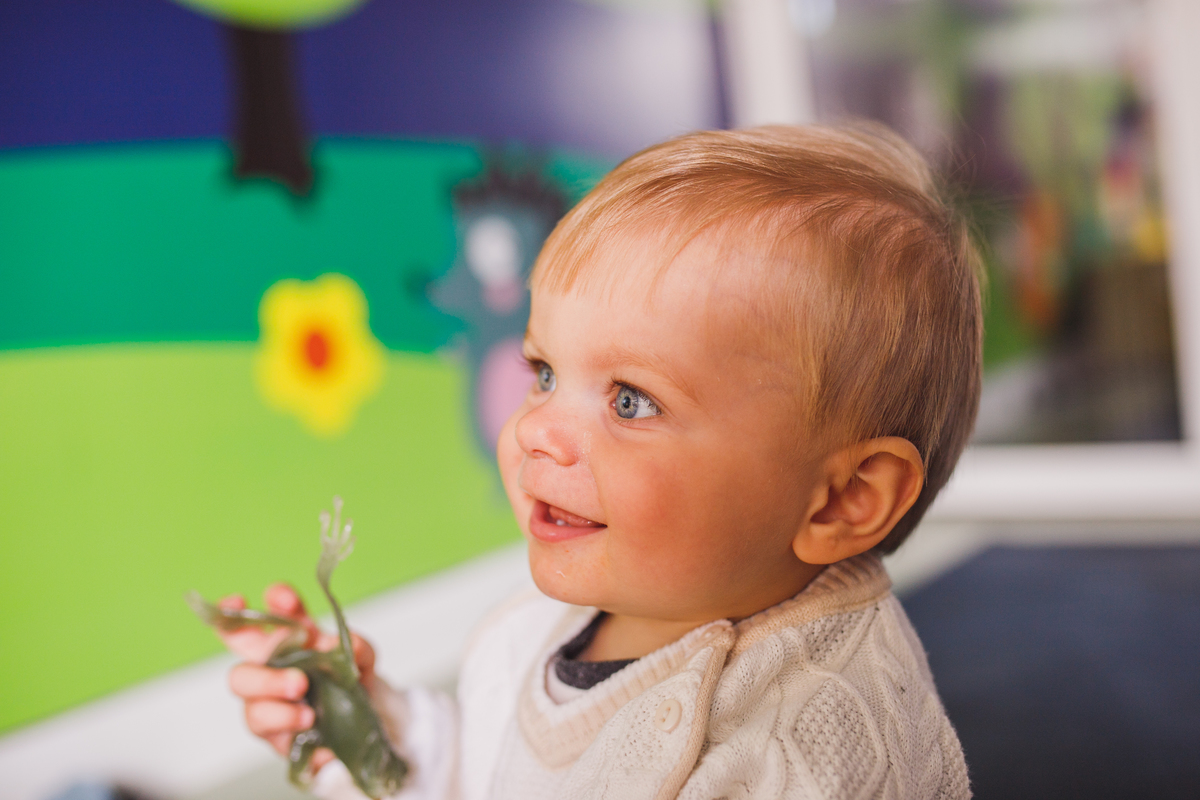 Fotografa familia Curitiba - aniversario bebe menino salao ursinho 