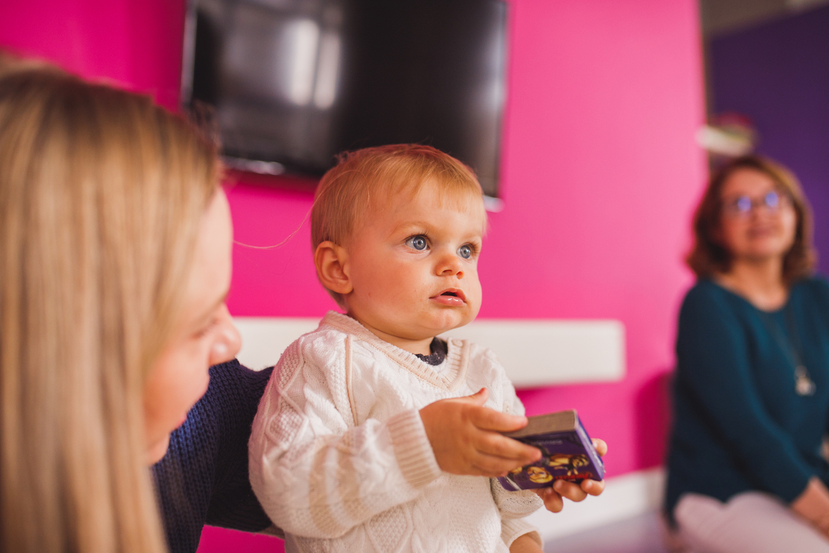 Fotografa familia Curitiba - aniversario bebe menino salao ursinho 