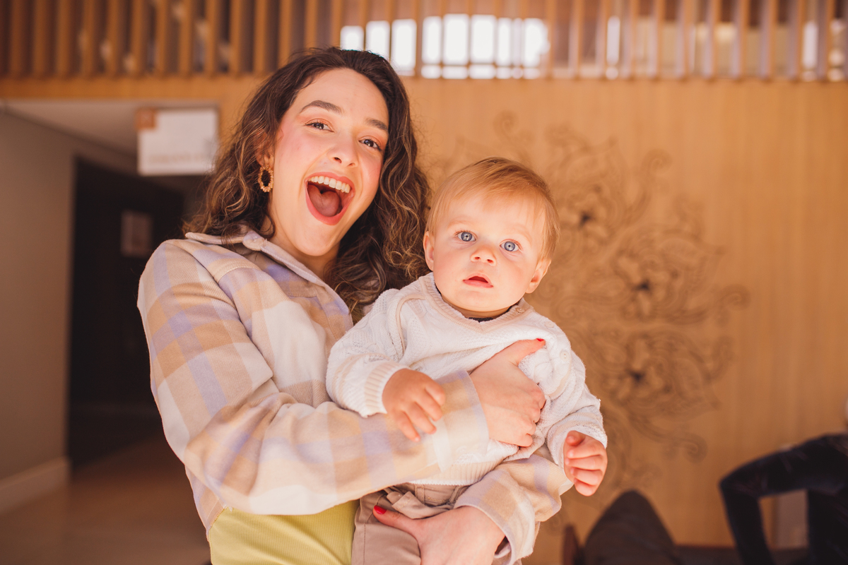 Fotografa familia Curitiba - aniversario bebe menino salao ursinho 