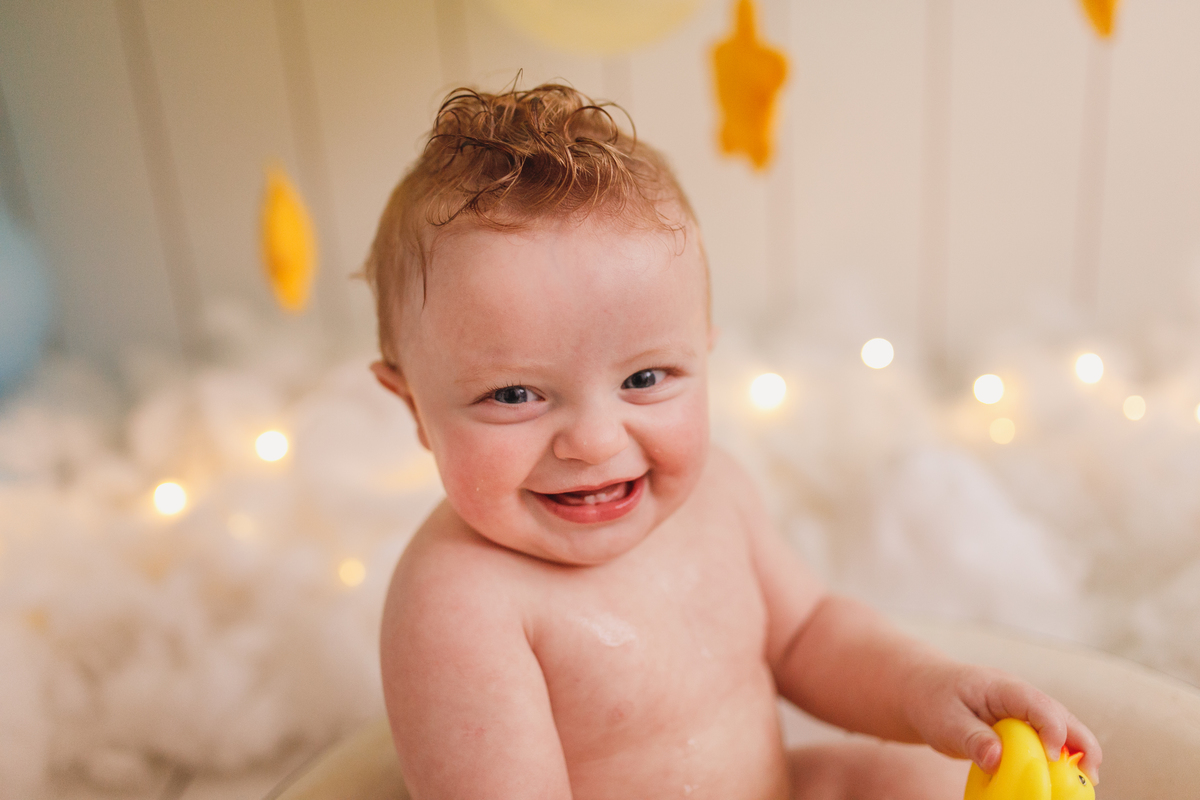 Fotografa familia Curitiba - smash the cake menino pequeno principe 