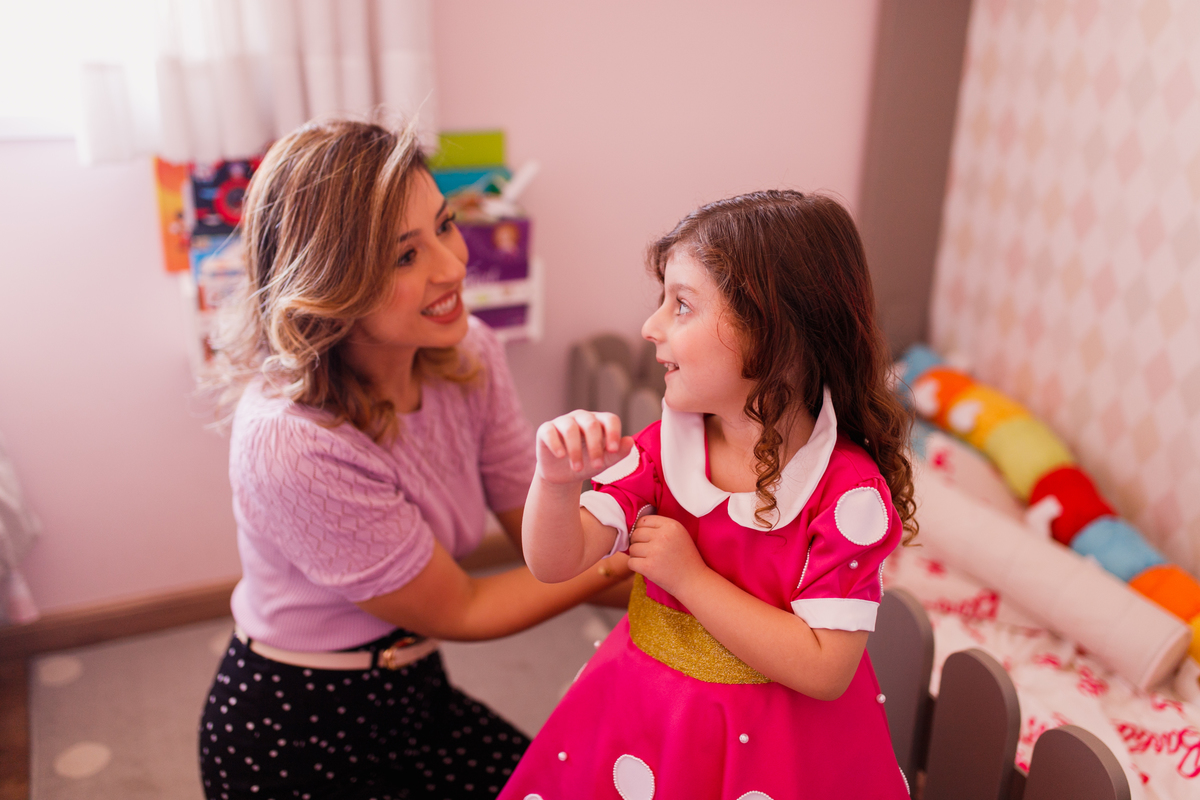 Fotografa familia Curitiba - Aniversario meninas Minnie mouse irmãs 
