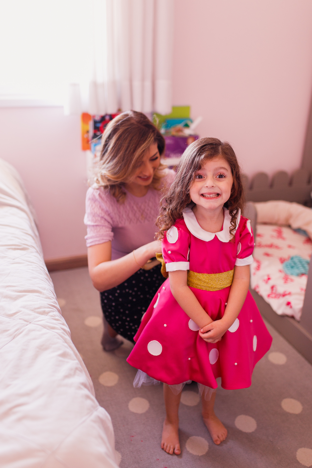 Fotografa familia Curitiba - Aniversario meninas Minnie mouse irmãs 