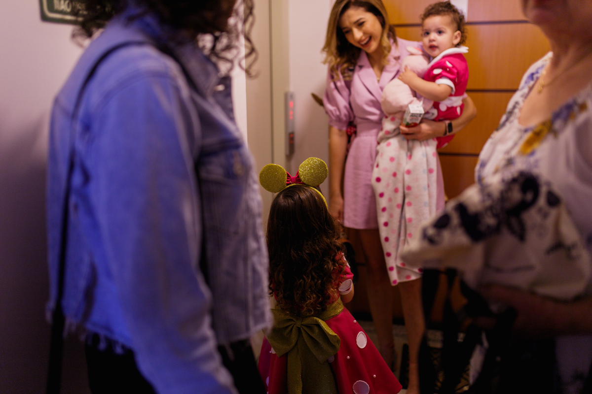 Fotografa familia Curitiba - Aniversario meninas Minnie mouse irmãs 