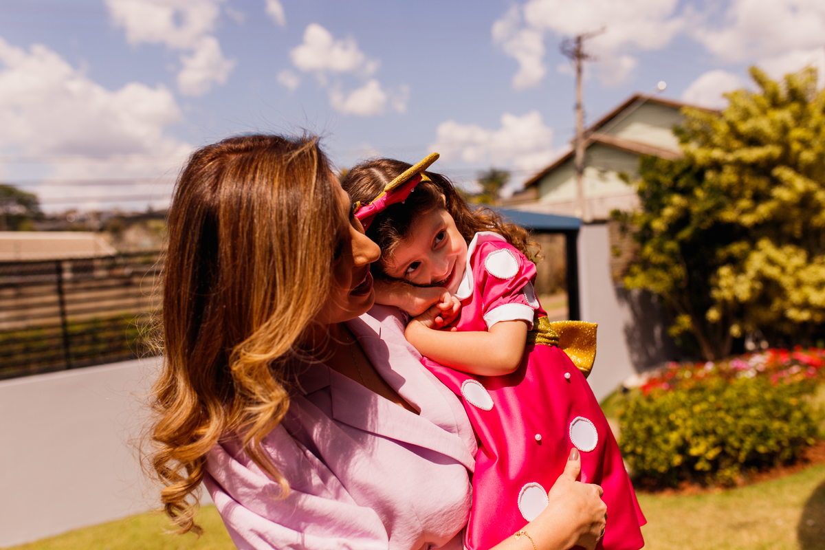 Fotografa familia Curitiba - Aniversario meninas Minnie mouse irmãs 