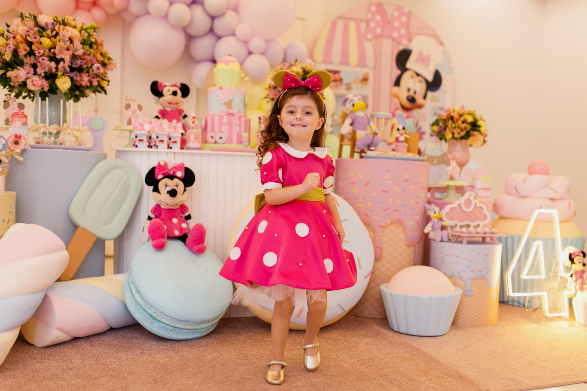 Fotografa familia Curitiba - Aniversario meninas Minnie mouse irmãs 