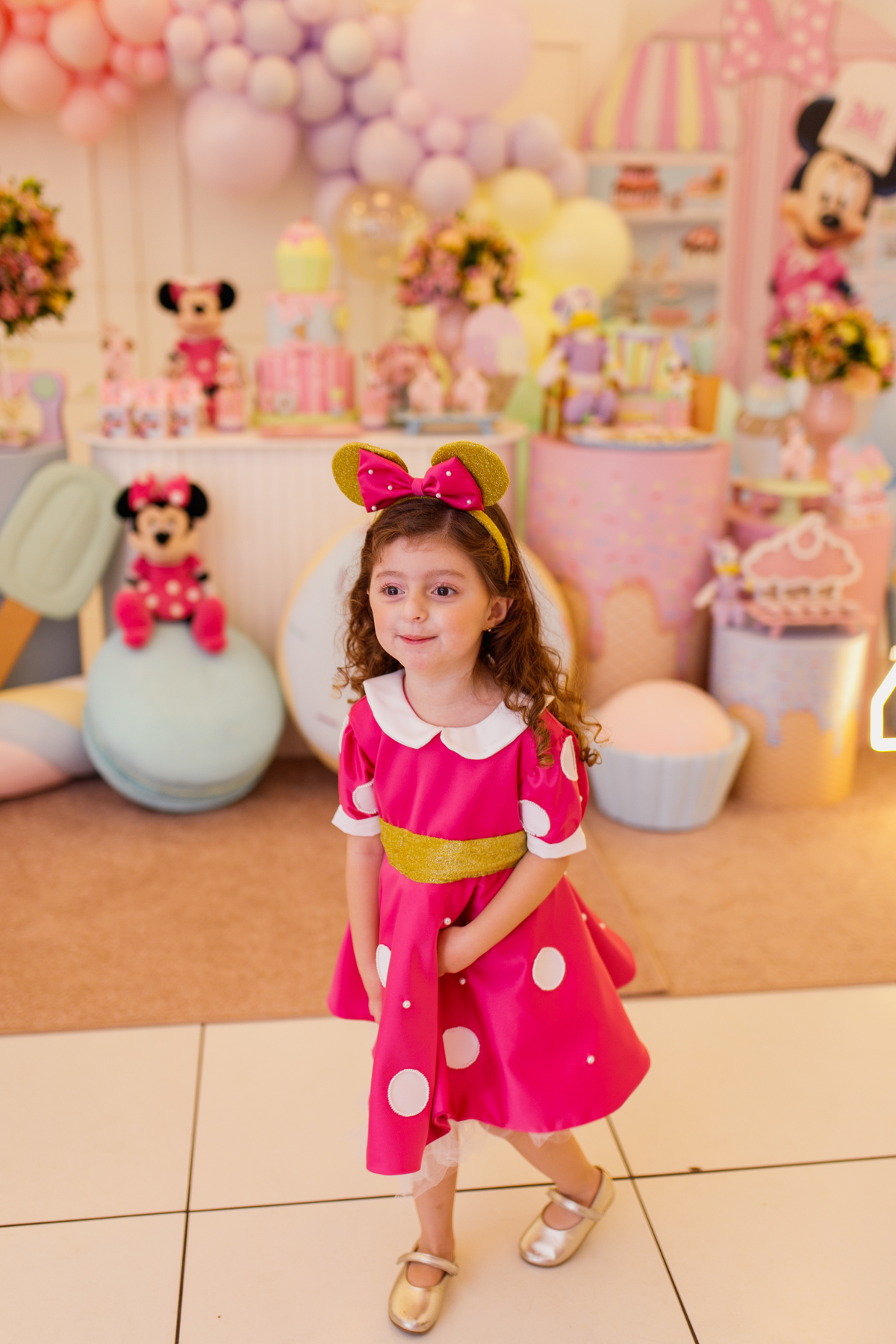 Fotografa familia Curitiba - Aniversario meninas Minnie mouse irmãs 