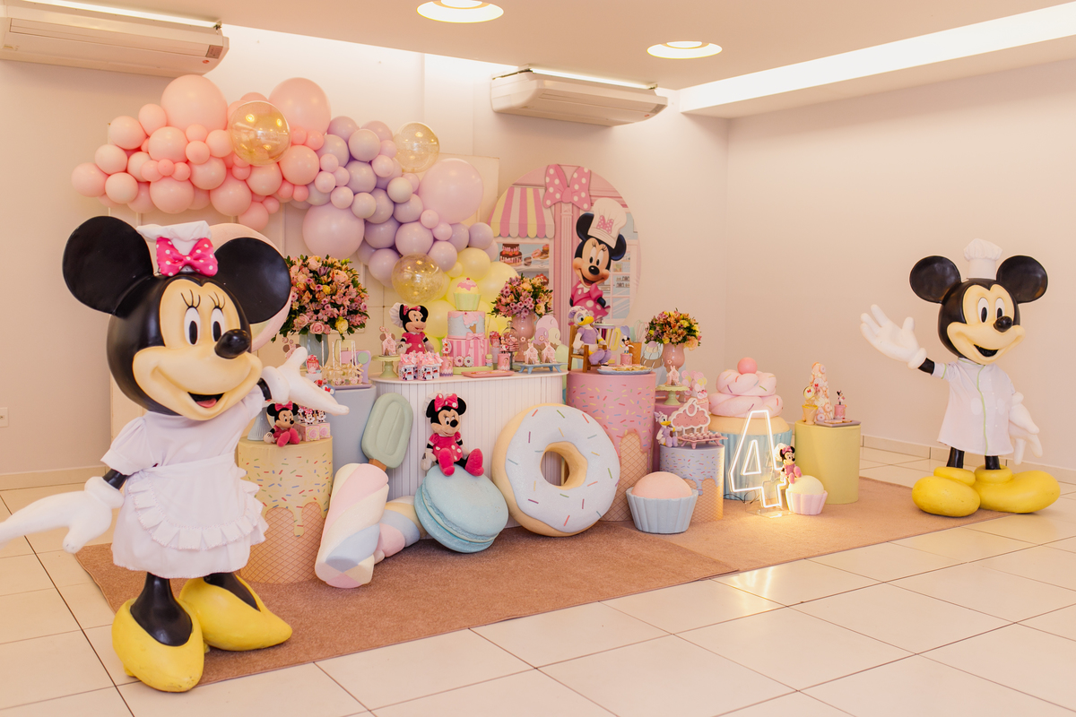 Fotografa familia Curitiba - Aniversario meninas Minnie mouse irmãs 