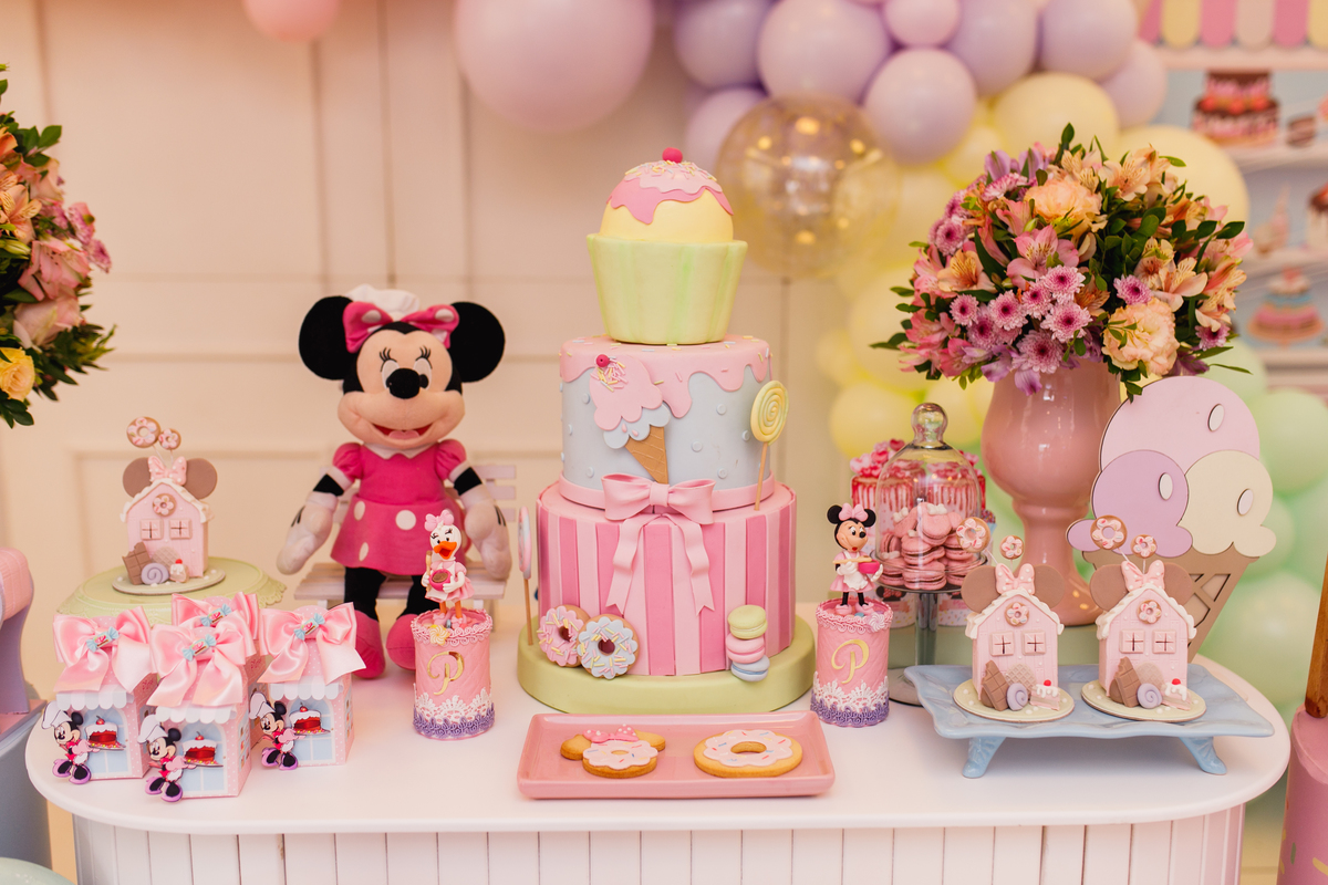 Fotografa familia Curitiba - Aniversario meninas Minnie mouse irmãs 