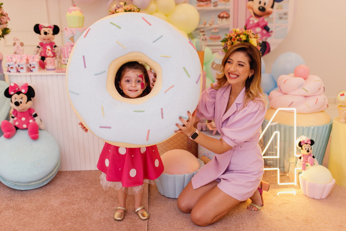 Fotografa familia Curitiba - Aniversario meninas Minnie mouse irmãs 