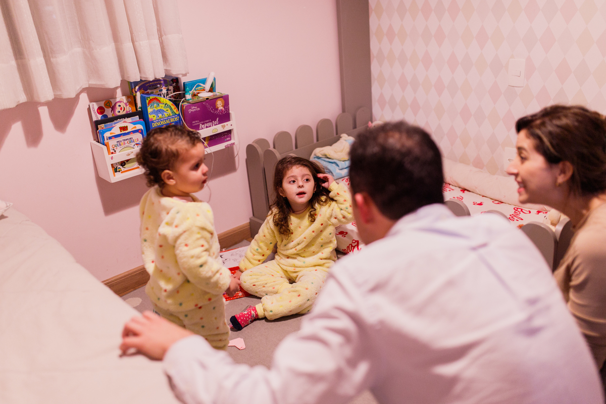 Fotografa familia Curitiba - Aniversario meninas Minnie mouse irmãs 