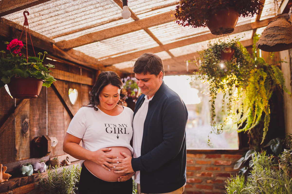 Fotografa familia Curitiba - Ensaio externo gestante Lavandario 