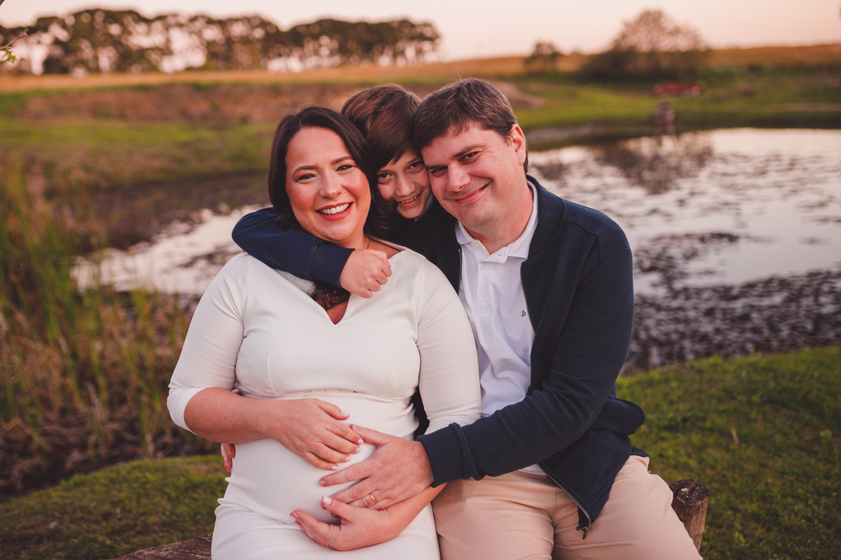 Fotografa familia Curitiba - Ensaio externo gestante Lavandario 