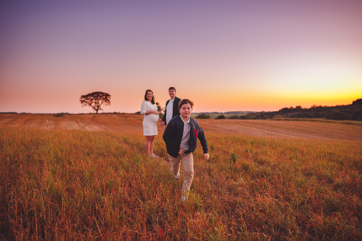 Fotografa familia Curitiba - Ensaio externo gestante Lavandario 