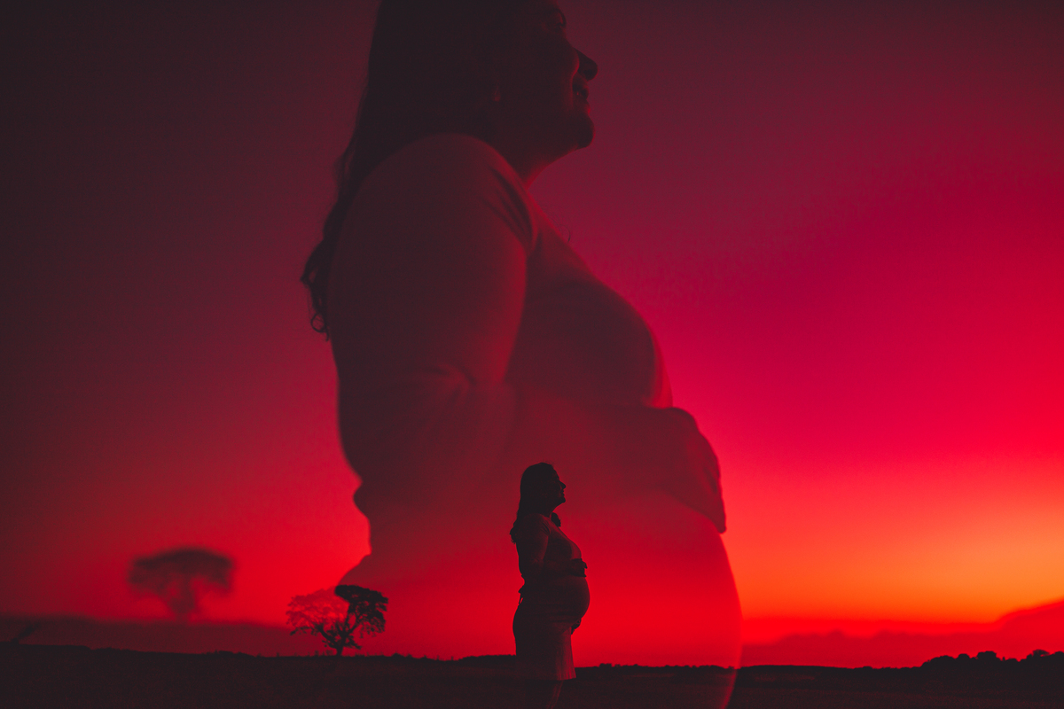 Fotografa familia Curitiba - Ensaio externo gestante Lavandario 