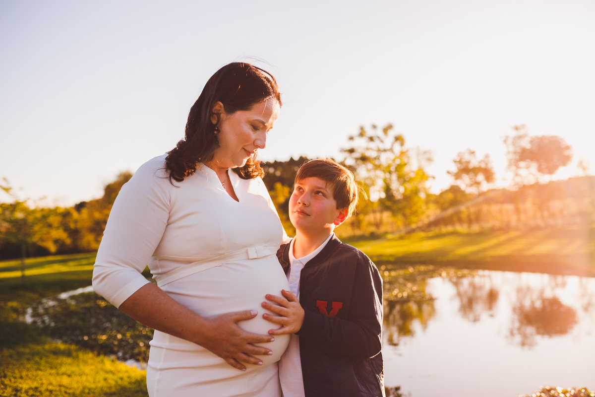 Fotografa familia Curitiba - Ensaio externo gestante Lavandario 