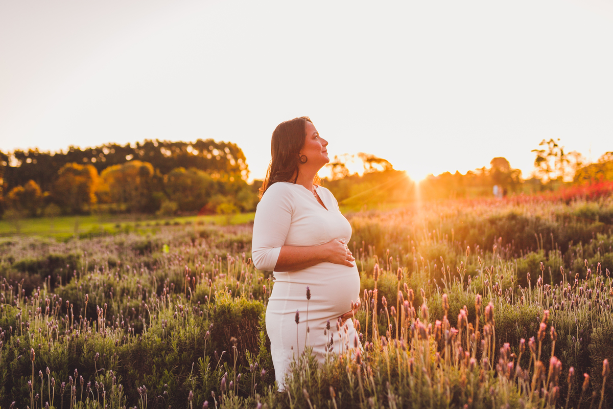 Fotografa familia Curitiba - Ensaio externo gestante Lavandario 