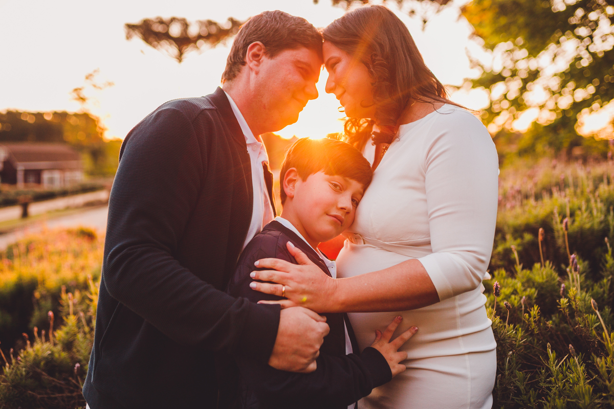 Fotografa familia Curitiba - Ensaio externo gestante Lavandario 