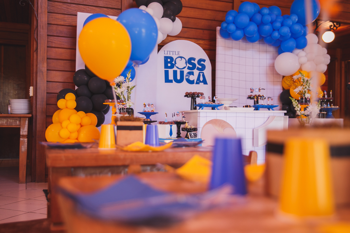 Fotografa familia Curitiba - aniversário menino poderoso cheinho Buffet allegro