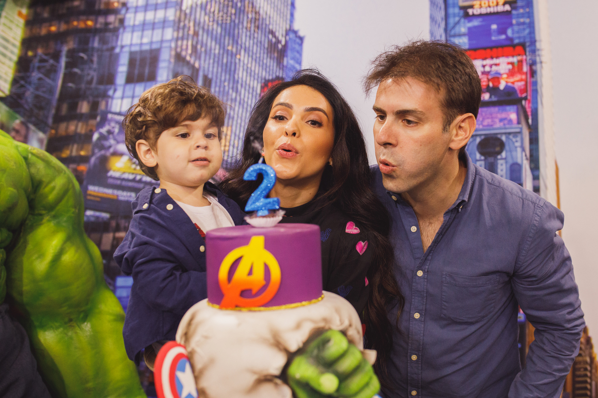 Fotografa familia Curitiba - Aniversario menino super Herois 