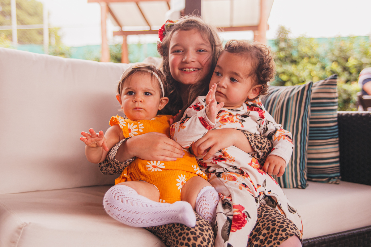 Fotografa familia Curitiba - aniversario menina bebe 1 ano flor