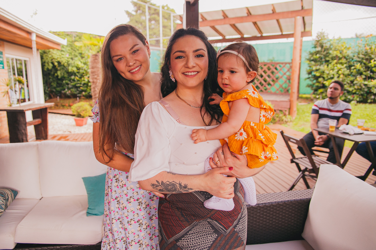 Fotografa familia Curitiba - aniversario menina bebe 1 ano flor