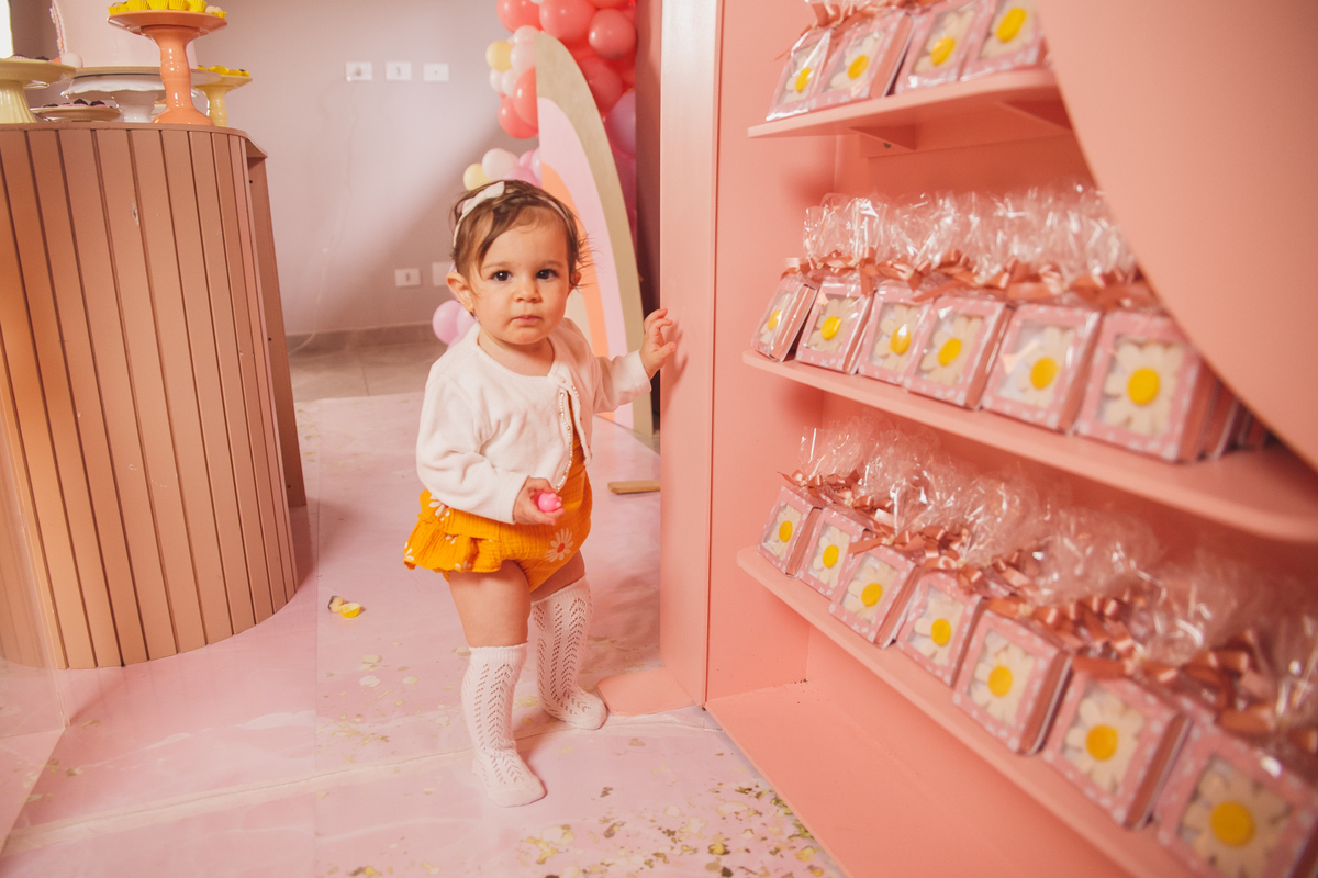 Fotografa familia Curitiba - aniversario menina bebe 1 ano flor