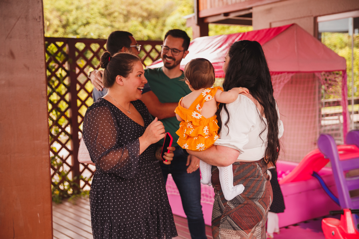Fotografa familia Curitiba - aniversario menina bebe 1 ano flor