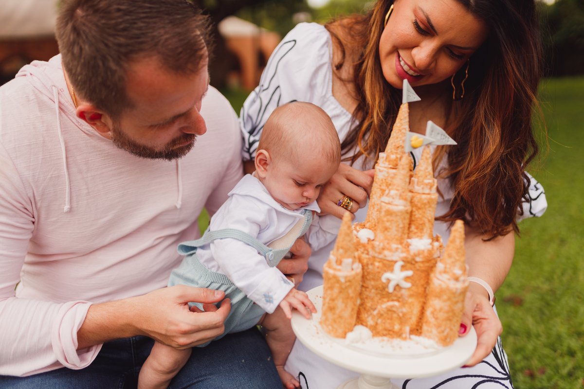 Fotografa familia Curitiba - Ensaio externo bebe menino mesvesrsario parque