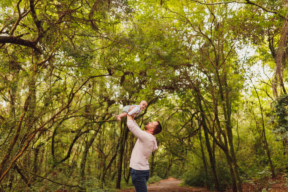 Fotografa familia Curitiba - Ensaio externo bebe menino mesvesrsario parque