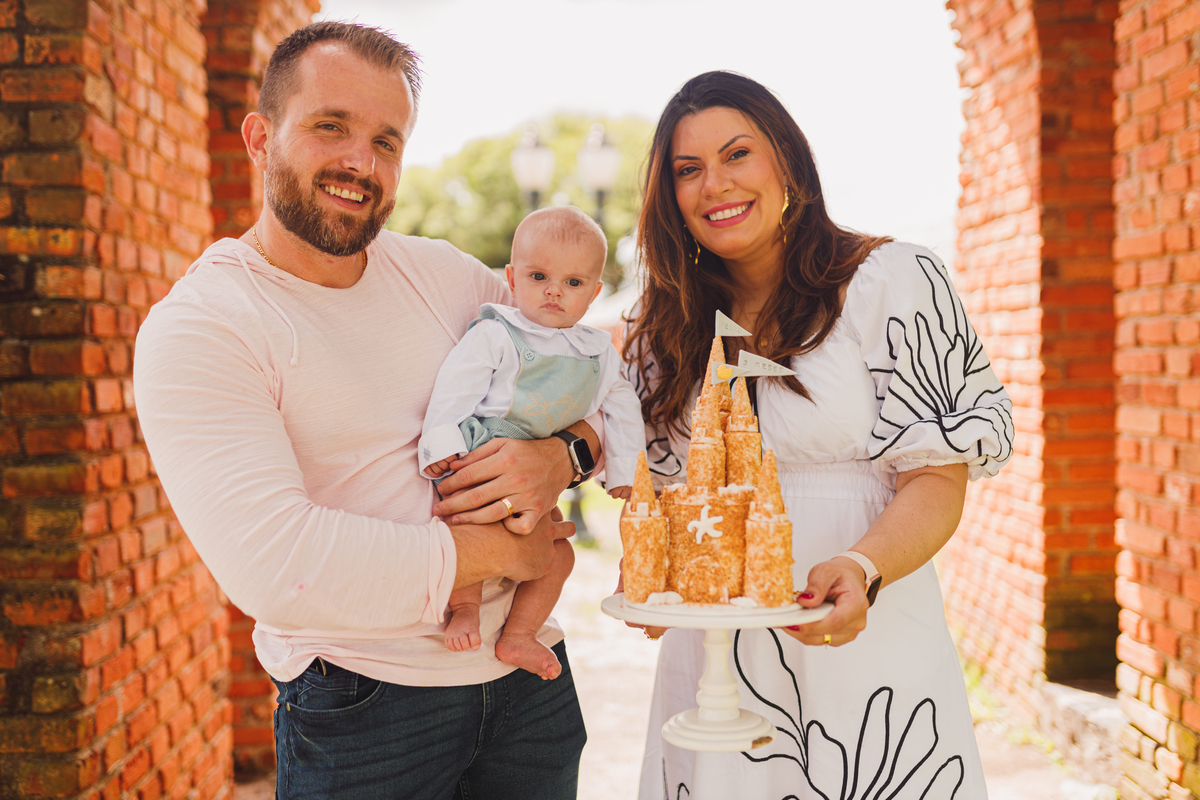 Fotografa familia Curitiba - Ensaio externo bebe menino mesvesrsario parque
