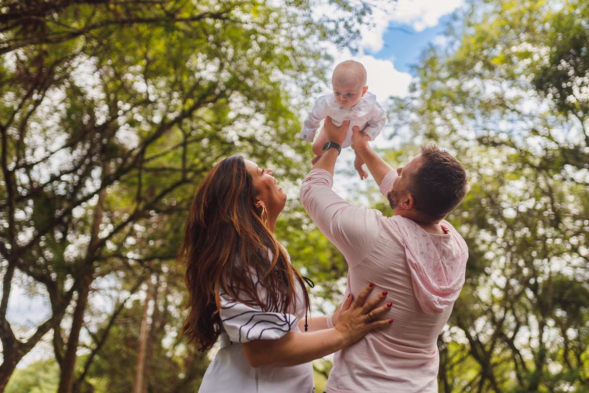 Fotografa familia Curitiba - Ensaio externo bebe menino mesvesrsario parque