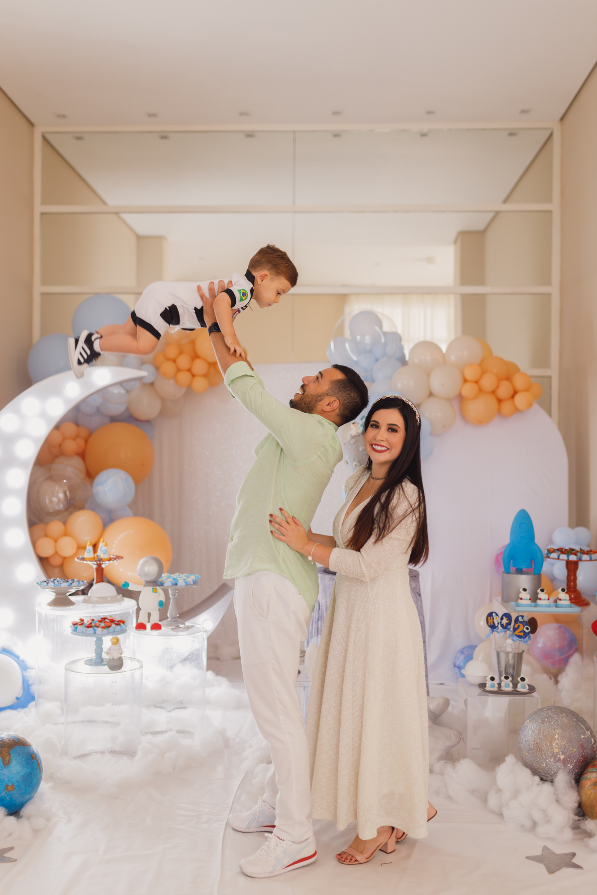 Fotografa Familia Curitiba - Aniversario astronauta menino 2 anos 