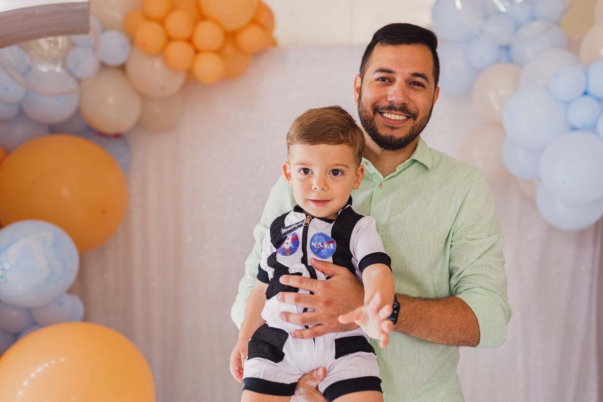 Fotografa Familia Curitiba - Aniversario astronauta menino 2 anos 