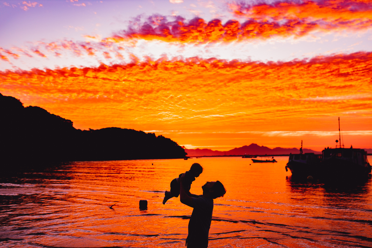 Fotografa familia Curitiba - ensaio ilha do mel bebe 1 ano menino