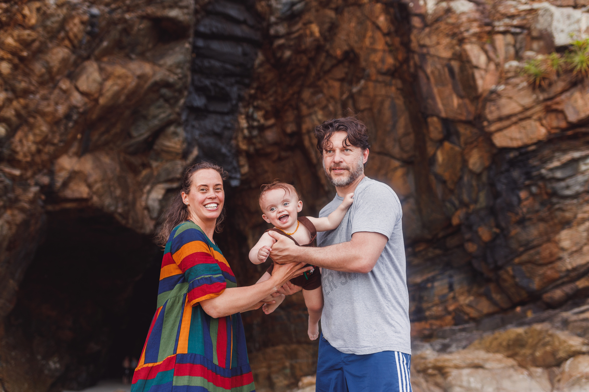 Fotografa familia Curitiba - ensaio ilha do mel bebe 1 ano menino