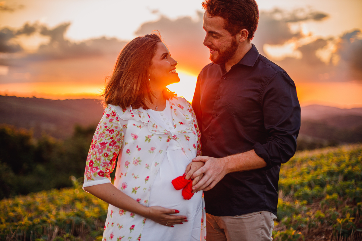 Fotografa Familia Curitiba - Gestante externo campo magro