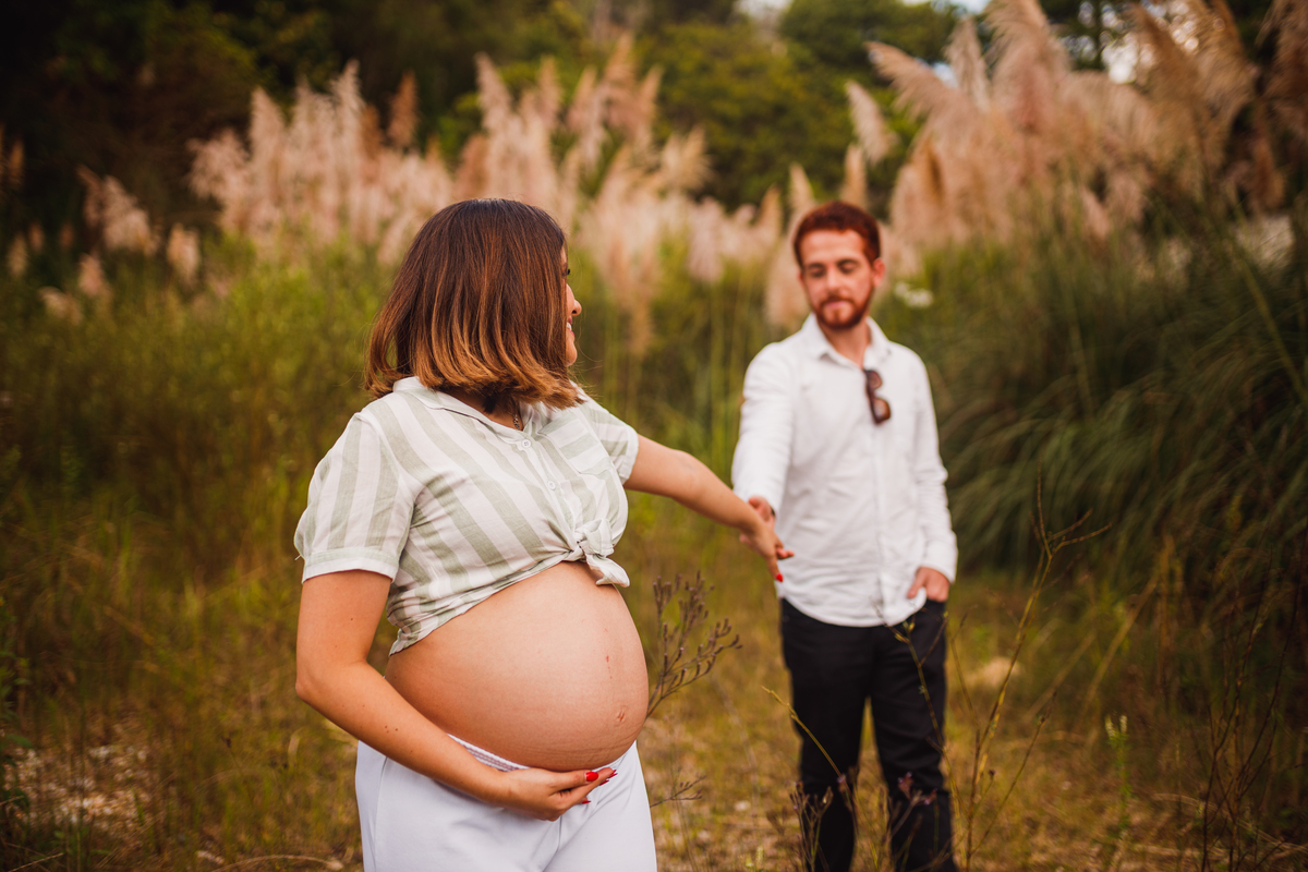 Fotografa Familia Curitiba - Gestante externo campo magro