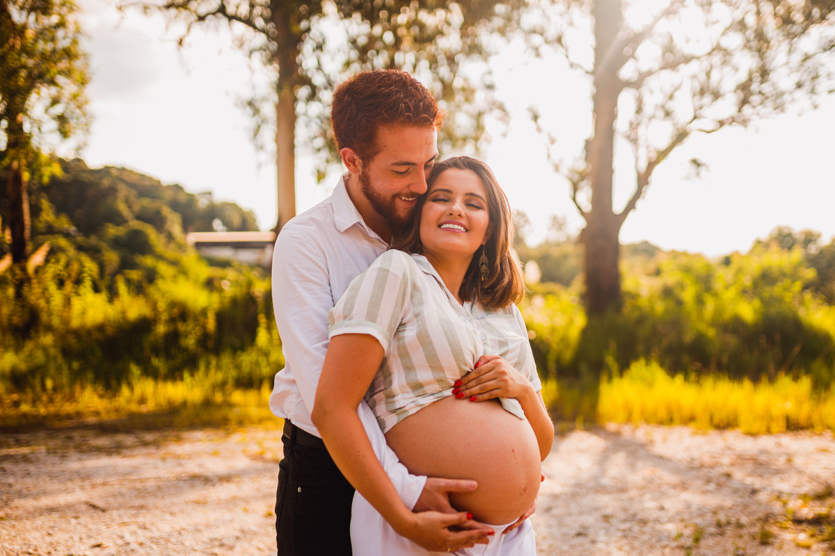 Fotografa Familia Curitiba - Gestante externo campo magro