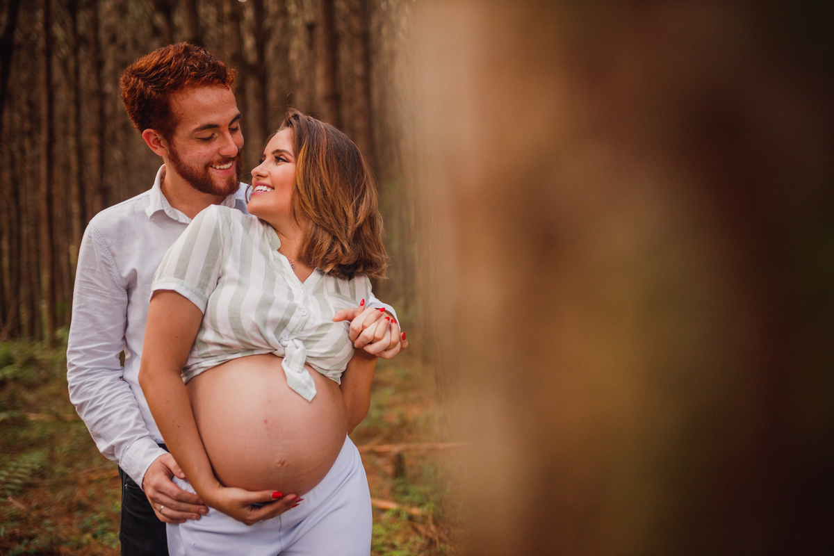 Fotografa Familia Curitiba - Gestante externo campo magro