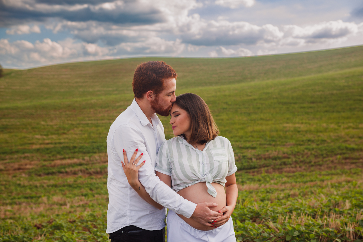 Fotografa Familia Curitiba - Gestante externo campo magro