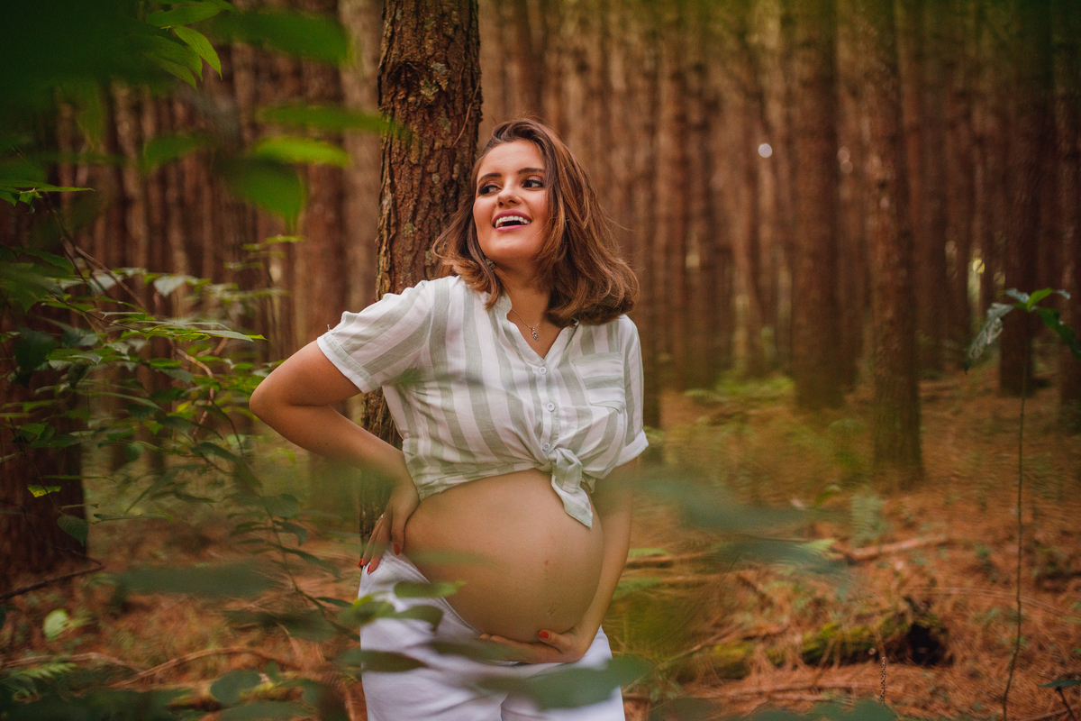 Fotografa Familia Curitiba - Gestante externo campo magro