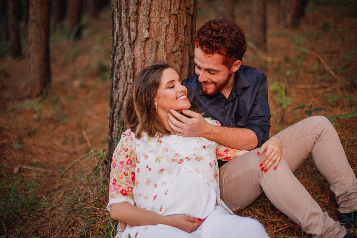 Fotografa Familia Curitiba - Gestante externo campo magro
