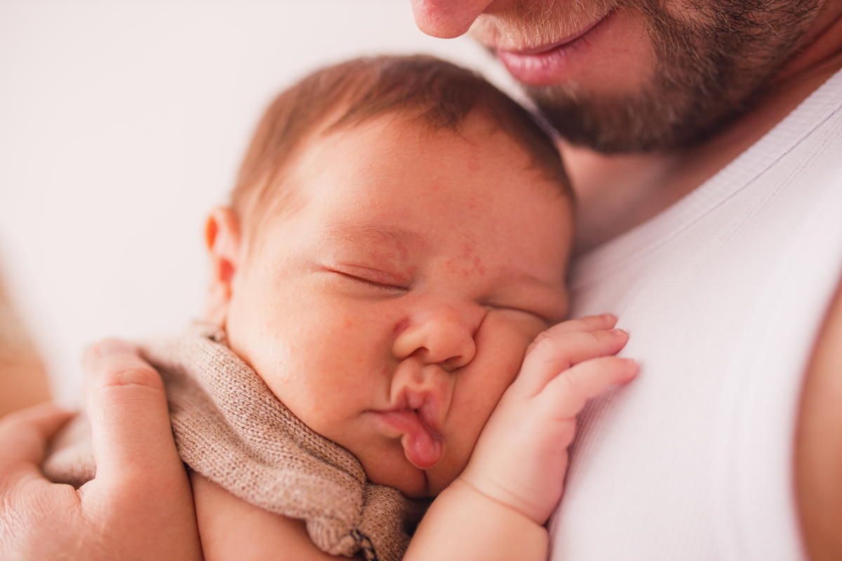 Fotografa Familia Curitiba - Newborn menino 20 dias estudio 