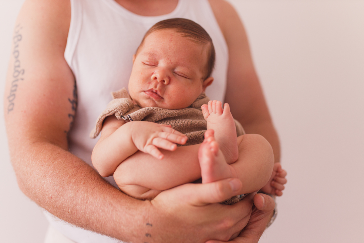 Fotografa Familia Curitiba - Newborn menino 20 dias estudio 